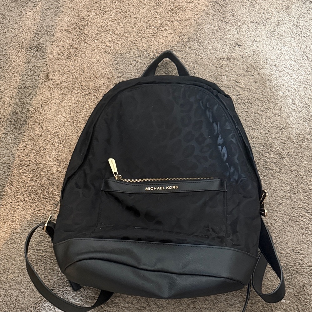Michael Kors Black cheata print Backpack